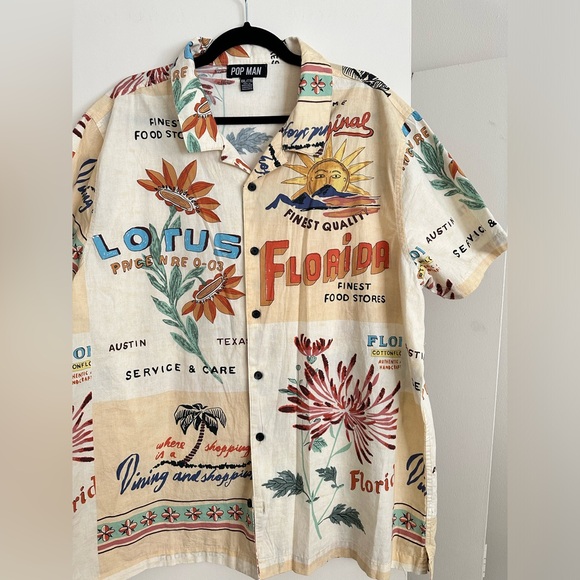 Summer shirt / beach shirt size large - Picture 7 of 10